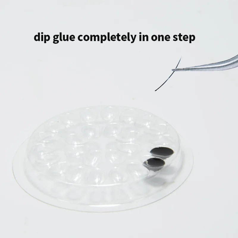 100pcs Eyelash Plastic Glue Holder